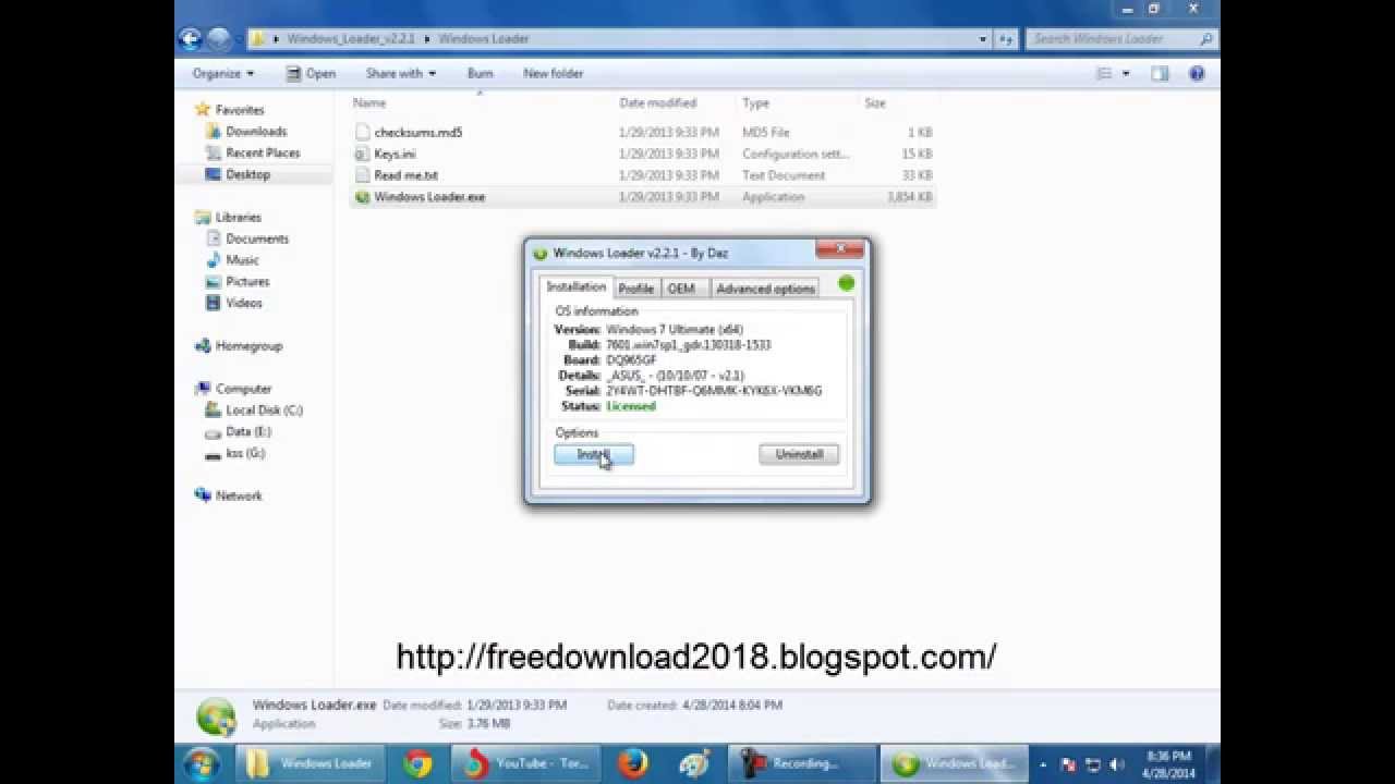 daz loader windows 7 download