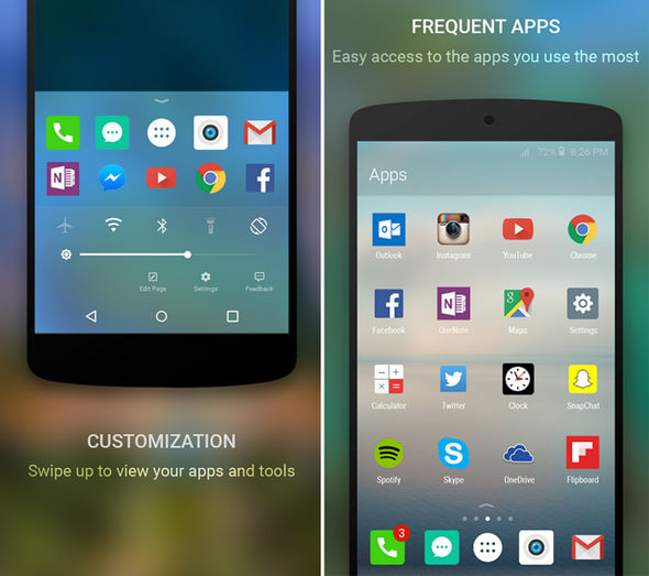 Windows 10 launcher app for android